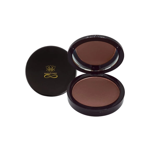Makeup-Street Dual Blend Powder Foundation - Cinnamon Matte Foundation Powder Sleek Finish Matte