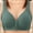 Army Green, variant on Womens Fashion Bra Wire Free Front Closure Push Up Breathable ABC Cup Plus Size Daily Bras