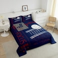 thumbnail image 3 of Volleyball Comforter&nbsp;Set King Size Sports Themed Bedding Sets Teens,Ball Gaming Quilt Bed Set Red Blue Volleyball Down Comforter Room Decor with 2 Pillowcases, 3 of 6