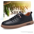 thumbnail image 4 of Zapatos de hombre primavera moda versátiles zapatos casuales de hombre zapatos de tabla de hombre zapatos de cuero realmente suave zapatos de cuero transpirable para hombre, 4 of 5