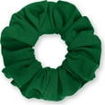 thumbnail image 2 of Scrunchies Cotton Knit Standard Size Ponytail Holder Made in USA Scrunchie King Green, 2 of 5