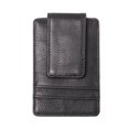 thumbnail image 1 of Cartera magnética de cuero TUNC tarjetero ultrafina 11*7,3 CM negro, 1 of 5