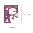 thumbnail image 3 of HLONK 60pcs Wood 2 Holes Square Button Christmas DIY Painted Button Clothing Accessory, 3 of 5