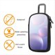 thumbnail image 3 of Bolsa de Almacenamiento Portátil para MP3/MP4 con Hebilla A Prueba de Polvo y con una Práctica Ventana Transparente para Uso Directo, Color Rosa, 3 of 5