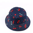 thumbnail image 2 of Bonnet de Pêcheur à Motif Banane à Imprimé Fruits Bonnet Empaquetable Réversible d'Été, 2 of 6
