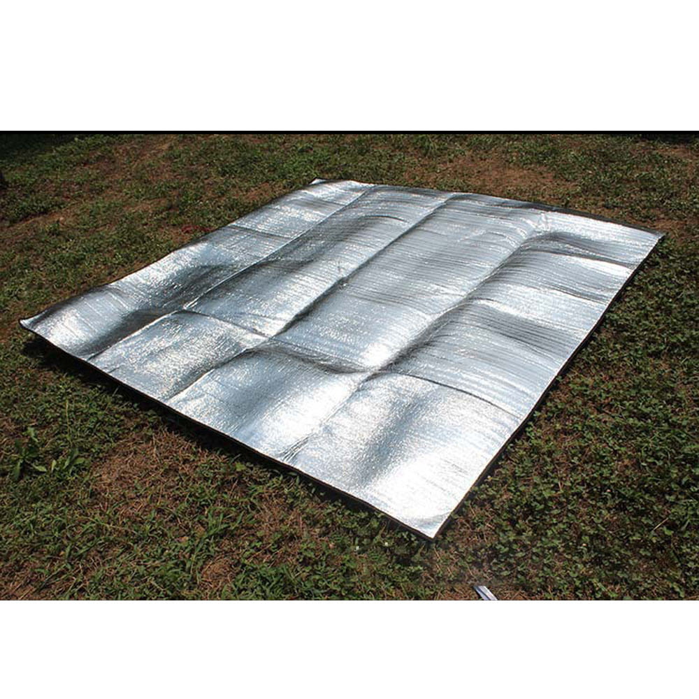 Waterproof Aluminum Foil Picnic Pad Mat for Outdoor Sleeping, Camping Blanket 