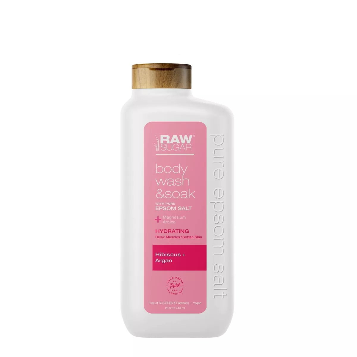Raw Sugar Simply Body Wash, Pineapple + Maqui Berry + Coconut, 25