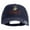 Navy, variant on United States Marines Semper Fi Emblem Embroidered Washed Solid Pigment Dyed Cotton Twill Brass Buckle Cap - Navy OSFM