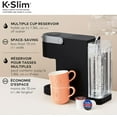 thumbnail image 3 of Keurig K- Slim Single Serve K-Cup Pod Coffee Maker, Multistream Technology, Black, 3 of 5