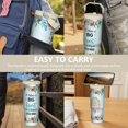 thumbnail image 7 of 30 Oz Tumbler Give the Teacher Light Blue Flowers Tumbler with Lid and Straw, Birthday Gift Cup for Friend Women Men Coffee Travel Mug Thanksgiving Day Halloween Christmas Gift Water Bottle, 7 of 7