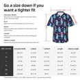 thumbnail image 4 of Picia Silhouette Cats Gentle Cotton Regular Fit Short Sleeve Casual Hawaiian Shirt for Men-X-Large, 4 of 9