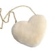thumbnail image 3 of Bolso bandolera elegante Fernando para mujer con cadena en forma de corazón Beige 25 cm x 20 cm, 3 of 8