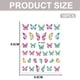 thumbnail image 2 of 10 hojas de pegatinas de mariposa para decoración de uñas, diseño autoadhesivo, puntas de manicura, decoración de uñas para mujeres y niñas, 2 of 6