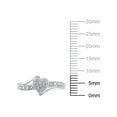 thumbnail image 4 of Diamond Accent (I3 clarity, J-K color) Hold My Hand Diamond Heart Promise Ring in 10K White Gold, Size 6, 4 of 5