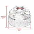 thumbnail image 3 of Rear Fender Seat Bolt Screw Nut Tab Screw Knob Cover For Harley Touring 1996-Up, 3 of 14