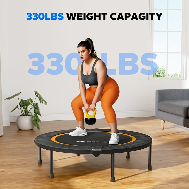 40-Inch Foldable Fitness Trampoline for Kids and Adults photo 7