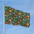 thumbnail image 2 of Lsque Christmas Gift Pattern Flag,Christmas Gift Printed Garden Flag 48 x 72 in - Double Sided Small Flags for Yard, 2 of 9