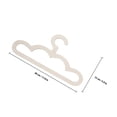 thumbnail image 2 of OULII 5Pcs Baby Pants Hangers Wood Non-slip Surface For Baby Clothes Storage In Nursery Closet, 2 of 7