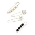 thumbnail image 1 of Jumpingount Broche de perlas elegante y hermoso para mujer, broche adornado con perlas de primera calidad, broche de perlas de imitación Accesorios de disfraces, 1 of 6