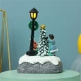 thumbnail image 5 of 1Pcs Christmas Decorations - Christmas Mini Town Village Ornament Luminous Path Light Resin Christmas Desktop Decoration Used for Festival Or Gathering Birthday Christmas Gifts(B), 5 of 8