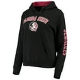 thumbnail image 2 of Women's Colosseum Black Florida State Seminoles Loud and Proud Pullover Hoodie, 2 of 4