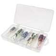 thumbnail image 1 of Señuelos de pesca Zulema 20pcs Jig Head Shad Cebos suaves, 1 of 8
