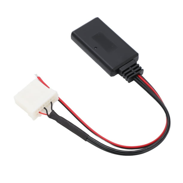 Adaptador auxiliar estéreo Bluetooth, adaptador auxiliar Bluetooth para radio estéreo de automóvil, cable de audio Bluetooth para radio de primera línea