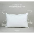 thumbnail image 5 of Down Etc Hypoallergenic 25/75 White Goose Feather Pillow, King, 5 of 5