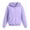 Purple#girls solid color hoodie, variant on lcziwo Girl Windbreaker Jacket with Hood Long Lightweight Waterproof Pockets Raincoat Button Down Zip Up Drawstring Jackets Light Blue,130