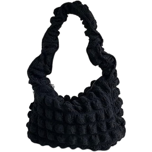 Kukuzhu Tote Bag Purse for Women Puffer Bag Lightweight Cloud Handbag Puffy Tote Bag Casual Quilted Padding Shoulder Bag