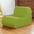 thumbnail image 4 of Jaxx Midtown Medium Classroom Soft Foam Chair - Premium Vinyl Cover - Green, 4 of 7