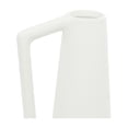 thumbnail image 6 of CosmoLiving by Cosmopolitan 13", 12", 11"H White Ceramic Vase with Handles, Set of 3, 6 of 12