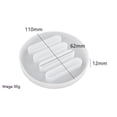 thumbnail image 5 of Moldes para posavasos de resina para taza de café, moldes para coctelera para resina epoxi, moldes para posavasos de silicona con soporte para tazas de arena movediza(Transparente)(1 pieza), 5 of 5