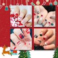 thumbnail image 4 of Christmas Nail Wraps Nail Cute Gel Nail Stickers Self Adhesive Manicure, 4 of 5