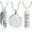 White-1, variant on 3 Pcak Paw Print Urn Necklace for Ashes Custom Name / Date for Women Men Pet Lover Urn Necklace for Ashes for Pet Paw Print Memorial Lockets Ash Jewelry