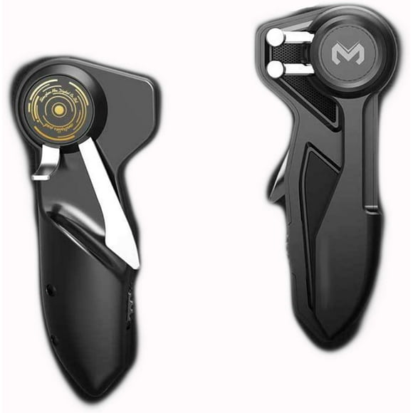 2Pcs Tablet Game Joystick Trigger Handle 6 Finger L1R1 Shooter Fire Aim Button Controller Fits for iPad Tablet PUBG Game Accessories
