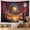 D, variant on HUANGLE Large Tapestry, Indigo Galaxy Mural Background Tapestry For Bedroom, High-Quality Polyester Wall Tapestry For Living Room And Dorm, 60x40Inch