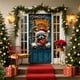 thumbnail image 1 of Christmas Door Cover Santa Claus Print Holiday Party Decoration Polyester Fabric Door Hanging for Home Indoor Outdoor Festive Decor, 1 of 6