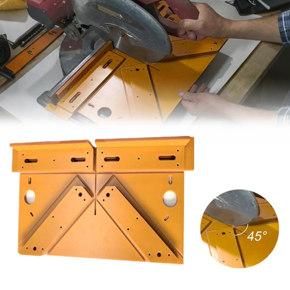 WIFKLSIIPG 45 Angle Cutting for Door and Window Frame Trim and Saw Set Portable Table Saw Accessories for Home Woodworking Tools for Carver Carpenter