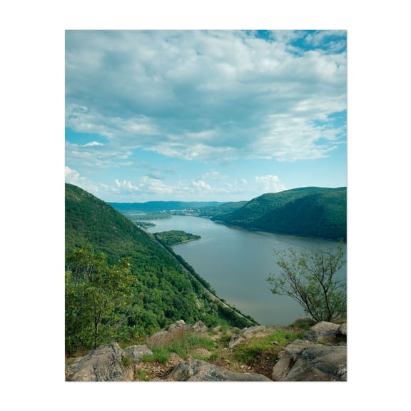 The Hudson from Breakneck Ridge 02 - Philipstown New York Photography Unframed Wall Art Print 8 x 10 inches