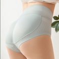 thumbnail image 4 of Women Hip Lift Padded Panties Seamless Breathable Lady Butt Lifter Underwear for Daily Party Dating Blue M, 4 of 8