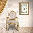 thumbnail image 3 of The Font Diva 23x32 Gold Ornate Wood Framed with Double Matting Museum Art Print Titled - Holly The Reindeer, 3 of 4