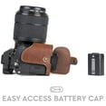 thumbnail image 5 of MegaGear Ever Ready Leather Camera Half Case Compatible with Sony Alpha A7S II, A7R II, A7 II, 5 of 5