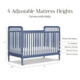 thumbnail image 4 of Namesake Liberty 3-in-1 Convertible Spindle Crib with Toddler Bed Conversion Kit, 4 of 8