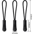 thumbnail image 5 of Zipper Pull Tab Replacement Metal Zipper Extender Handle Fixer 10 Pcs, 5 of 5