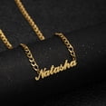 thumbnail image 2 of Stainless Steel Custom Name Necklaces Personalized Choker Necklace Handmade Nameplate Pendant Necklaces for Women, 2 of 5
