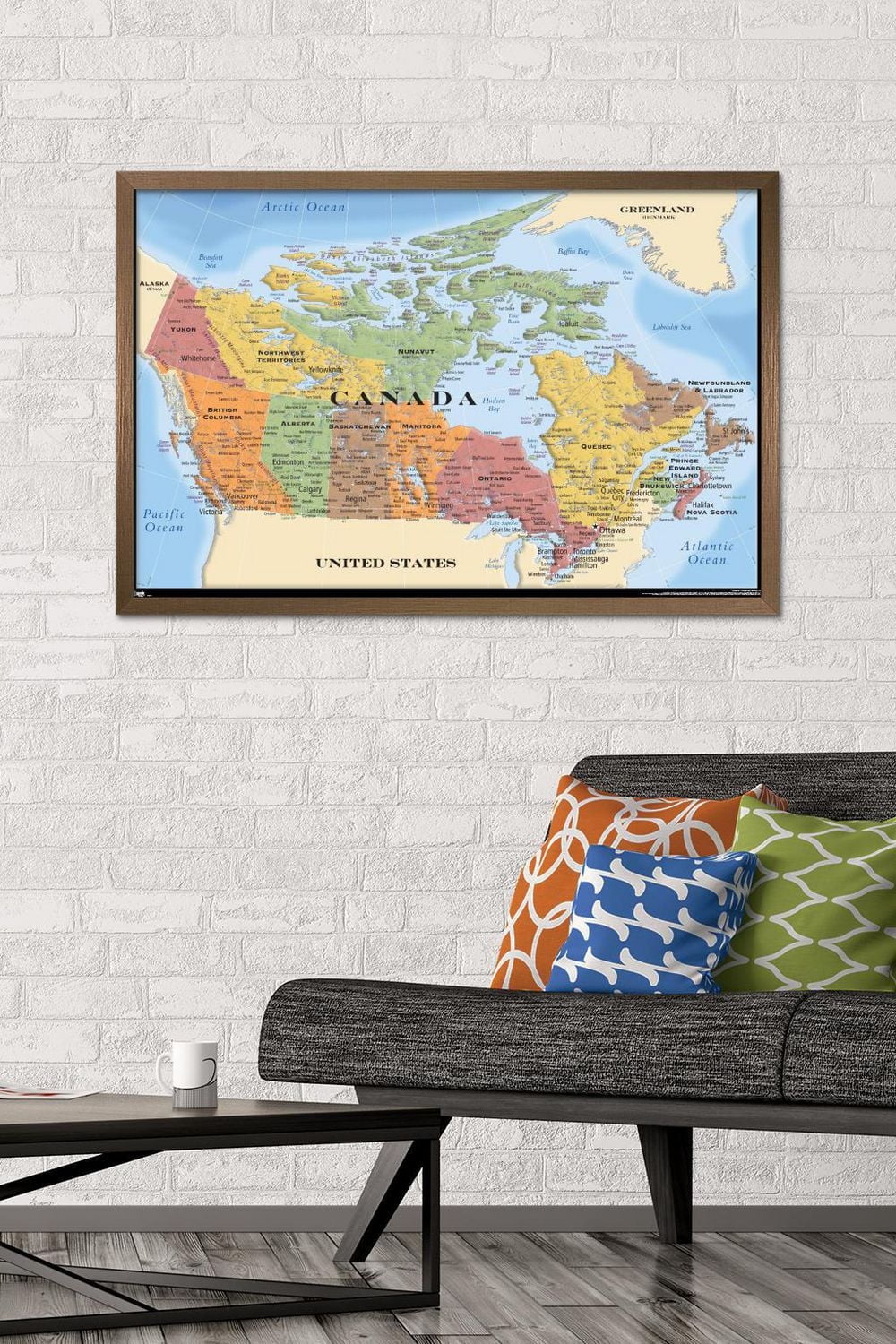 Map - Canada Wall Poster