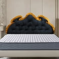 thumbnail image 2 of erfcxs Cushions Velvet Backrest Cushions Headboard Window Seat And Sofa Embroidered Tufted Design Filling, 2 of 4