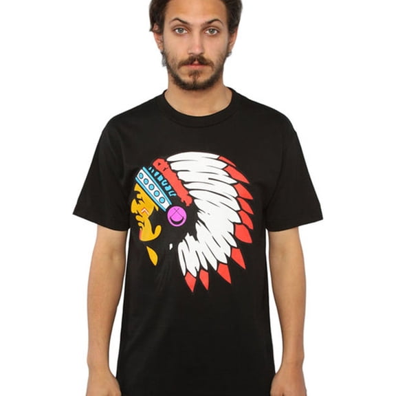 Black Scale Mens The Blvck Chief Graphic T-Shirt, Black, Small