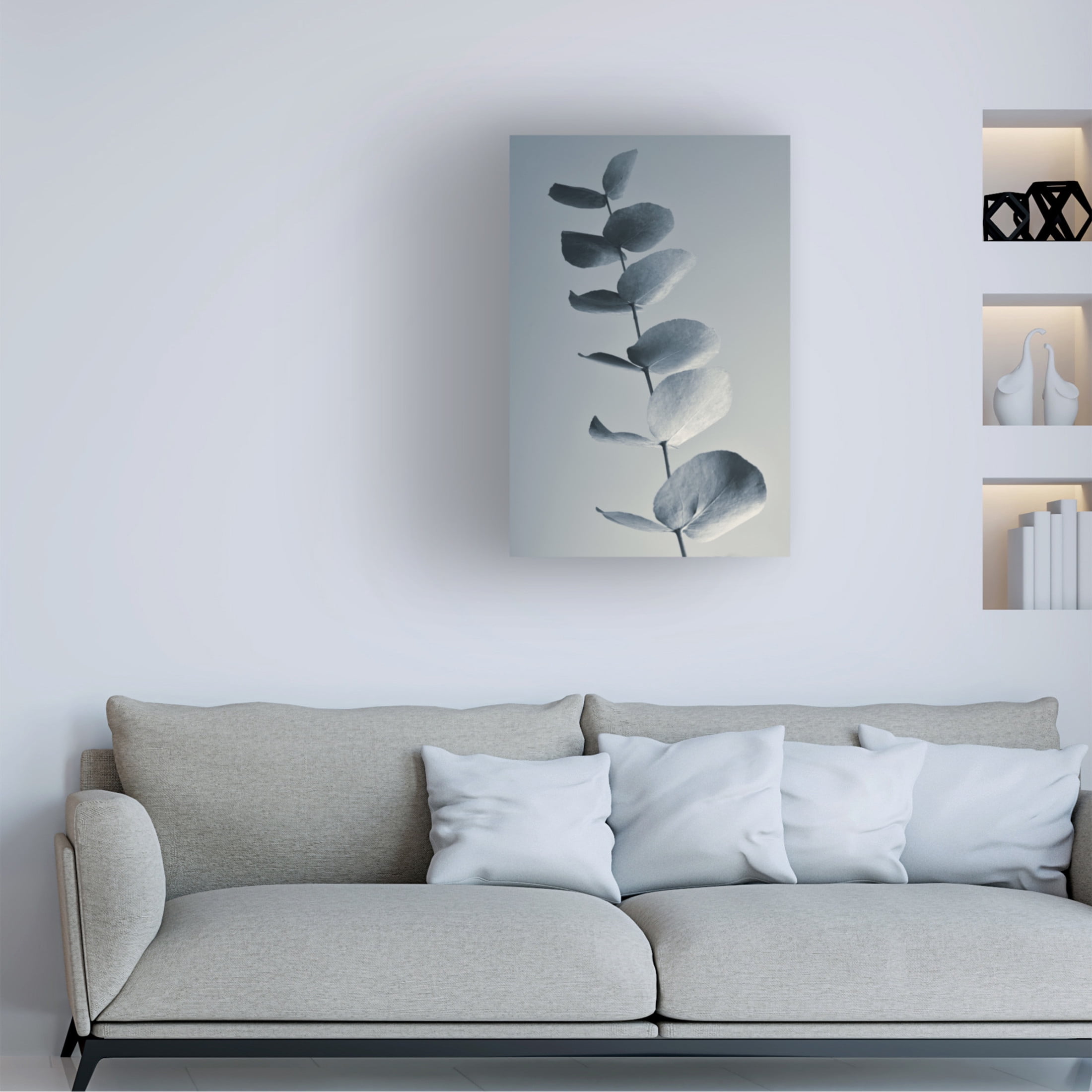 Canvas Wall Art - Heidi Westum 'Fragrant Leaves' Wall Art for Living Room, Bedroom, or Office Décor by Trademark Fine Art - 12 x 19 Inches